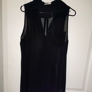 Lush Sleeveless Blouse
